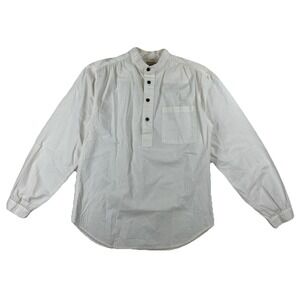 WAH Maker Frontier Western Half Button Pullover Shirt USA Men's Small